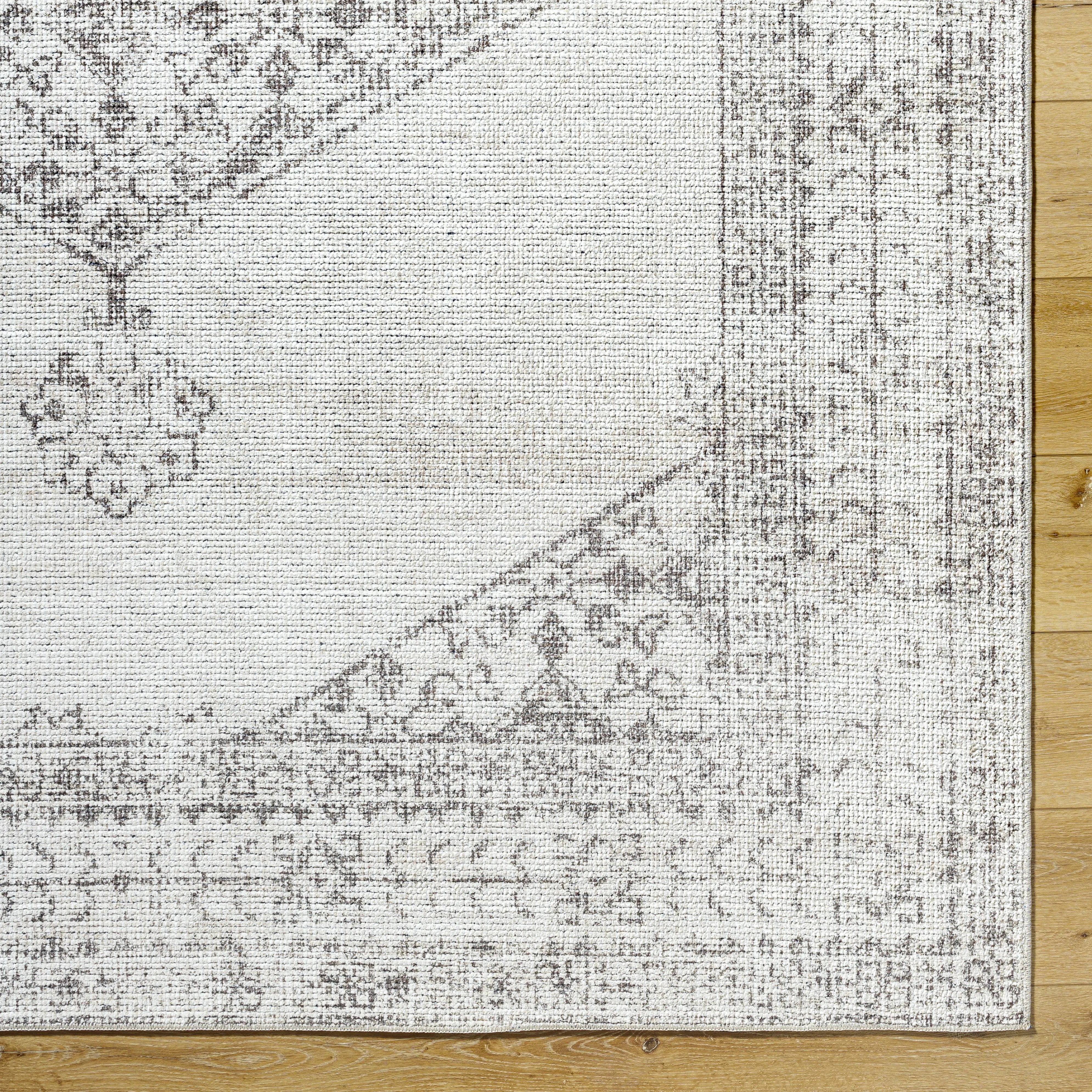 Featuring Olympic Cream/Tan Rug by Surya at Amethyst Home. Elevate any room with the beautiful Olympic Cream/Tan Rug. Made with quality materials and featuring a stunning cream and tan color palette, this rug adds both style and comfort to your home. Its durable construction makes it a long-lasting investment.
100% PolyesterMachine Woven Medium PileThickn.  Amethyst Home provides interior design, new home construction design consulting, vintage area rugs, and lighting in the Des Moines metro area.