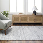 Featuring Pompei Pewter / Silver Hand-Knotted Rug by Surya at Amethyst Home. Add a touch of rustic elegance to your home with the Pompei Pewter / Silver hand-knotted rug. With their hand knotted construction, these washable rugs provide a durability that can not be found in other handmade constructions, and boasts the ability to be thoroughly cleaned as. Amethyst Home provides interior design, new home construction design consulting, vintage area rugs, and lighting in the Winter Garden metro area.