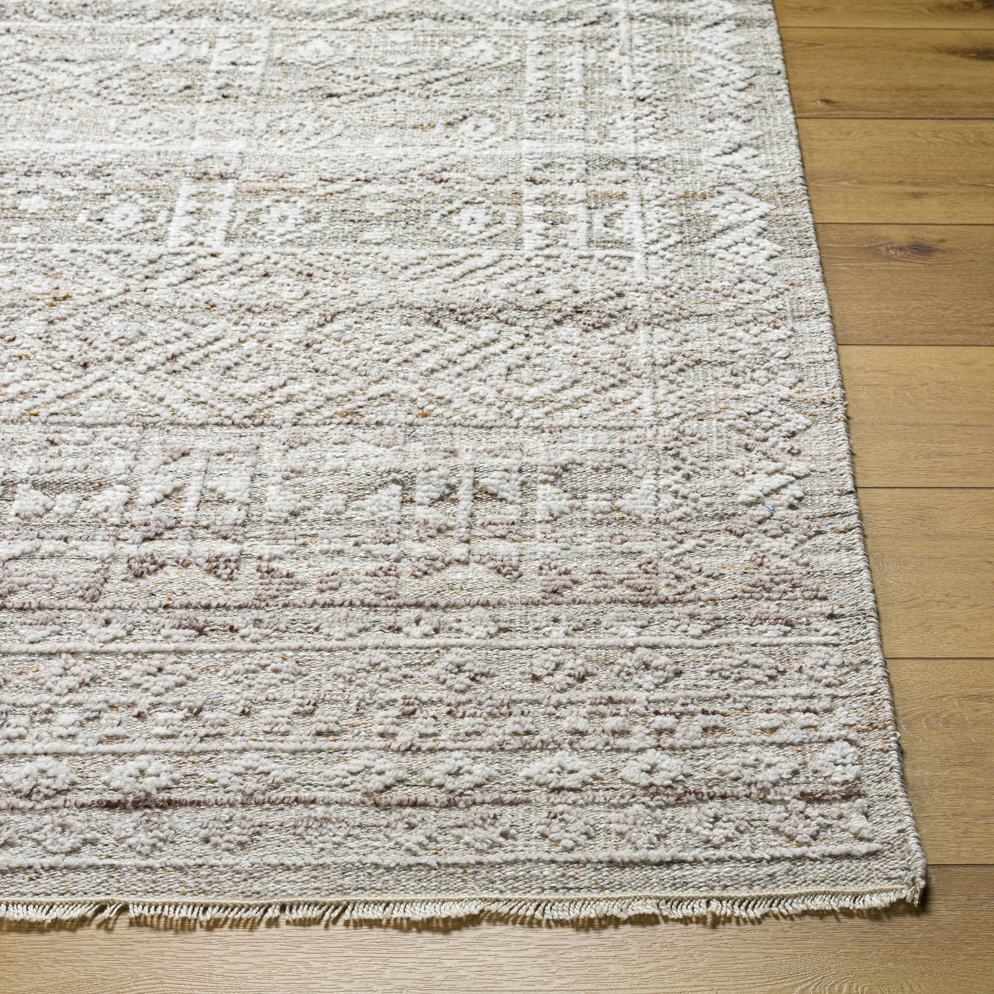 Featuring Pompei Rust / Silver Hand-Knotted Rug by Surya at Amethyst Home. Add a touch of rustic elegance to your home with the Pompei Rust / Silver hand-knotted rug. With their hand knotted construction, these washable rugs provide a durability that can not be found in other handmade constructions, and boasts the ability to be thoroughly cleaned as it c. Amethyst Home provides interior design, new home construction design consulting, vintage area rugs, and lighting in the Laguna Beach metro area.