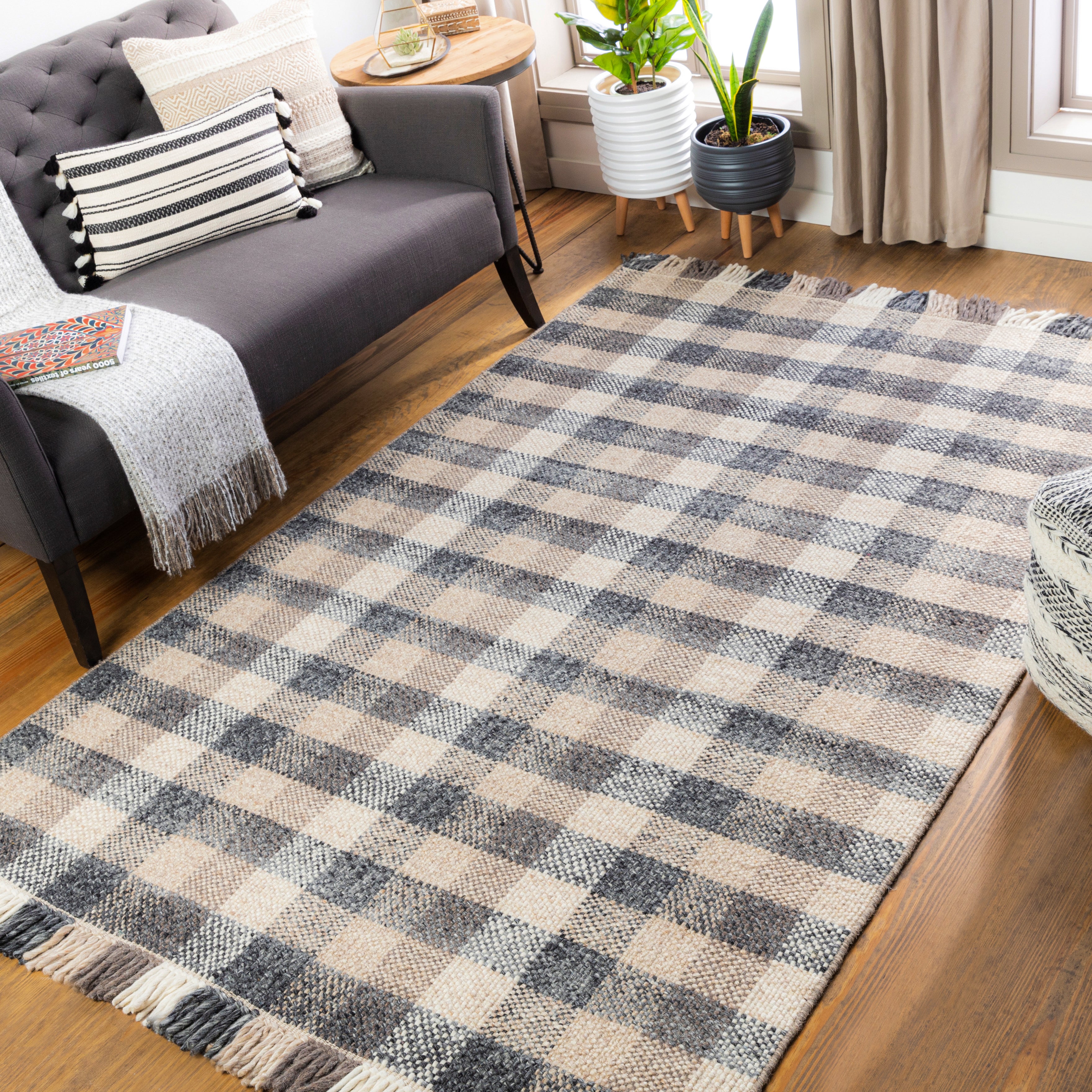 Featuring Thomas Hand-Woven Rug by Surya at Amethyst Home. Fashioning a sense of warmth that will radiate comfy vibes throughout your space, the Reliance Thomas offers rustic inspired charm will transform your decor space and be the envy of your guests! The meticulously woven construction of these pieces boasts durability and will provide natural charm into your decor space. Made . Amethyst Home provides interior design, new construction, custom furniture, and area rugs in the Charlotte metro area