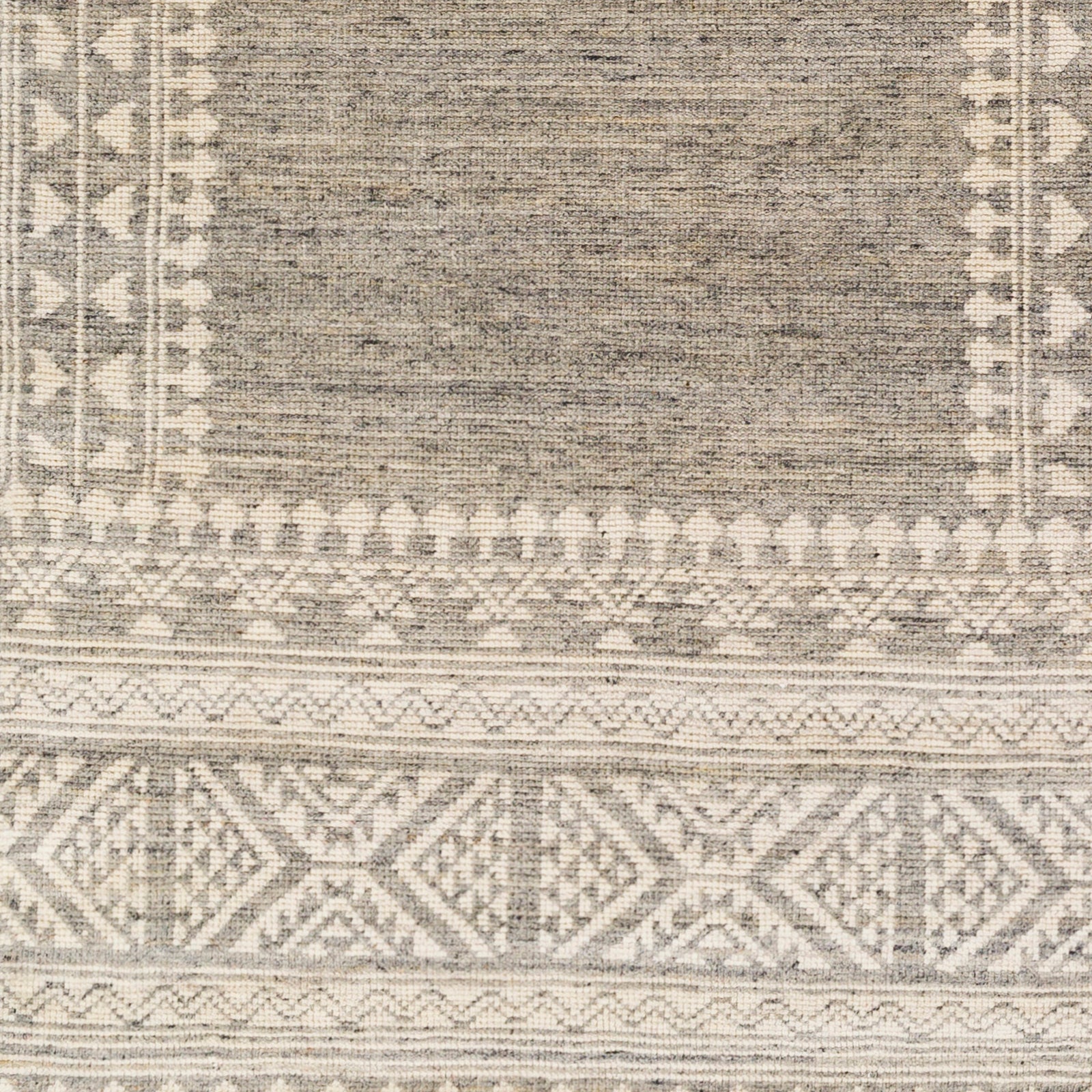 Featuring Tunus Mirrh Hand-Knotted Rug by Surya at Amethyst Home. The Tunus Mirrh Rug features a globally inspired design made from New Zealand wool. The hand-knotted rug adds wabi sabi charm to any room.
Hand-Knotted100% New Zealand Wool
Clean spills immediately by blotting with a clean, dry sponge or cloth. Professional cleaning recommended. Appropriate rug. Amethyst Home provides interior design, new home construction design consulting, vintage area rugs, and lighting in the Houston metro area.