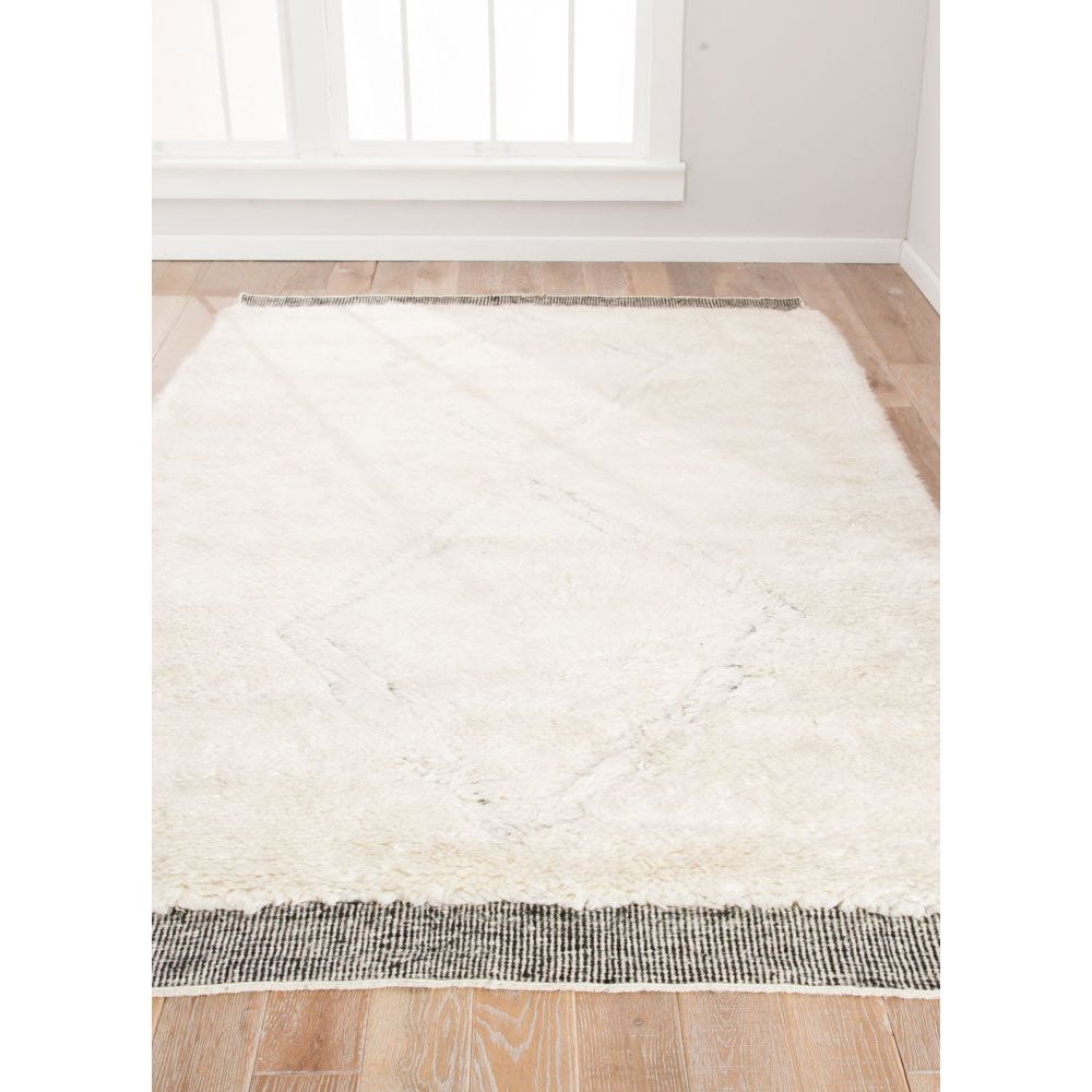 Tala Angora/Jet Black Rug - Amethyst Home