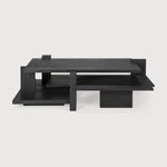 Featuring Teak Abstract Coffee Table by Ethnicraft at Amethyst Home. Inspired by the Dutch architectural movement de Stijl, the Teak Abstract Coffee Table is not only centered around style but also purpose. With its contemporary black finish discover new proportions and interest from every angle.
 
Dimensions: 55.5"w x 33.5"d x 16.5"hWeight: 66 lbs
Material: 100% Solid TeakFinish: Varnished
For. Amethyst Home provides interior design services, furniture, rugs, and lighting in the Omaha metro area.