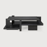 Featuring Teak Abstract Coffee Table by Ethnicraft at Amethyst Home. Inspired by the Dutch architectural movement de Stijl, the Teak Abstract Coffee Table is not only centered around style but also purpose. With its contemporary black finish discover new proportions and interest from every angle.
 
Dimensions: 55.5"w x 33.5"d x 16.5"hWeight: 66 lbs
Material: 100% Solid TeakFinish: Varnished
For. Amethyst Home provides interior design services, furniture, rugs, and lighting in the Omaha metro area.