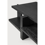 Featuring Teak Abstract Coffee Table by Ethnicraft at Amethyst Home. Inspired by the Dutch architectural movement de Stijl, the Teak Abstract Coffee Table is not only centered around style but also purpose. With its contemporary black finish discover new proportions and interest from every angle.
 
Dimensions: 55.5"w x 33.5"d x 16.5"hWeight: 66 lbs
Material: 100% Solid TeakFinish: Varnishe. Amethyst Home provides interior design services, furniture, rugs, and lighting in the Washington metro area.