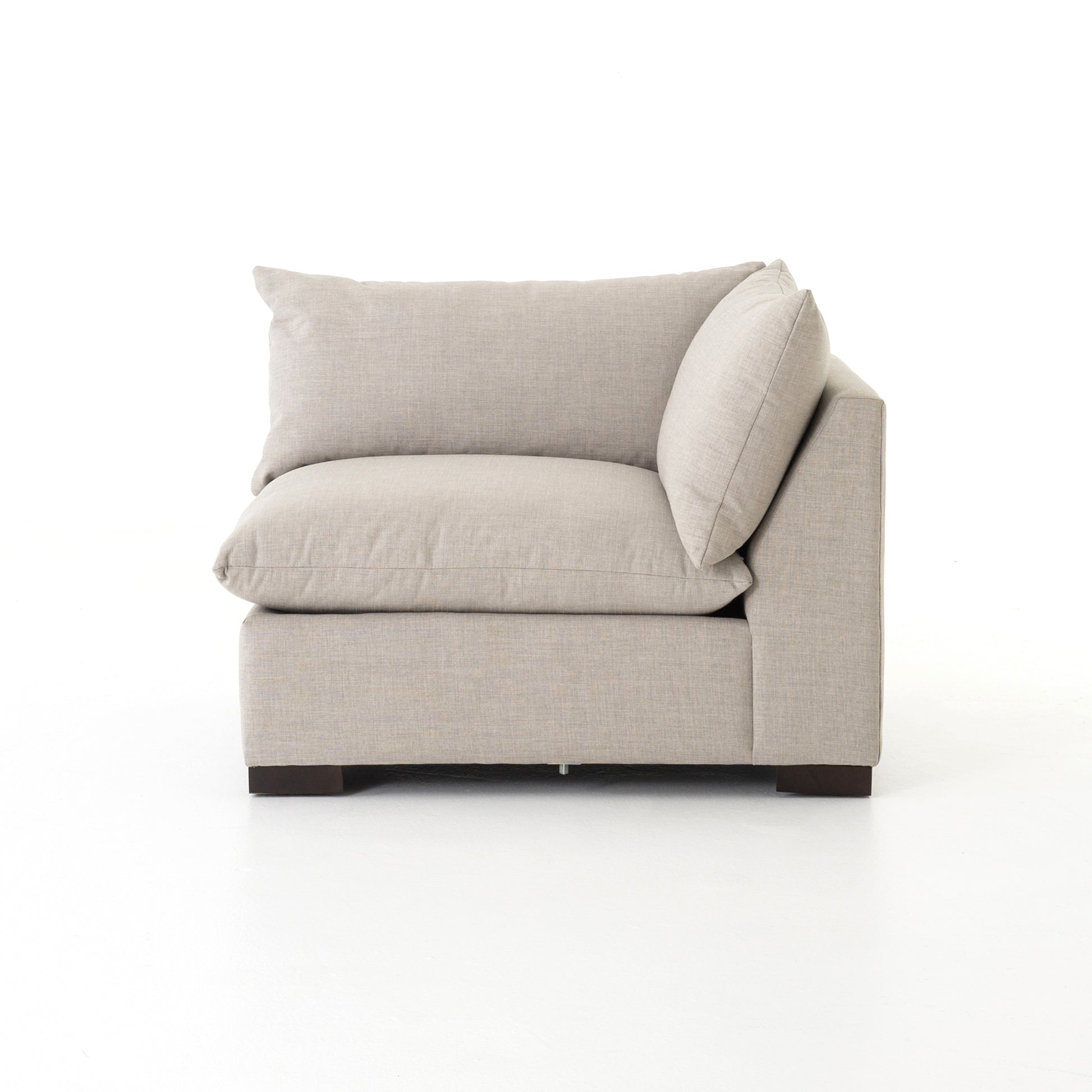 We love the durability in the Westwood Bennett Moon Sectional Pieces. This is the ultimate low-and-deep lounger, perfect for curling up to read your favorite book in. Amethyst Home provides interior design, new home construction design consulting, vintage area rugs, and lighting in the Portland metro area.