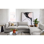 Featuring Westwood Sectional Pieces - Bennett Moon by Four Hands at Amethyst Home. We love the durability in the Westwood Bennett Moon Sectional Pieces. This is the ultimate low-and-deep lounger, perfect for curling up to read your favorite book in. 
Ottoman: 39"w x 39"d x 18"hArmless Piece: 39"w x 39"d x 31"hCorner Piece: 39"w x 39"d x 31"hLeft Arm Piece:. Amethyst Home provides interior design, new home construction design consulting, vintage area rugs, and lighting in the Alpharetta metro area.