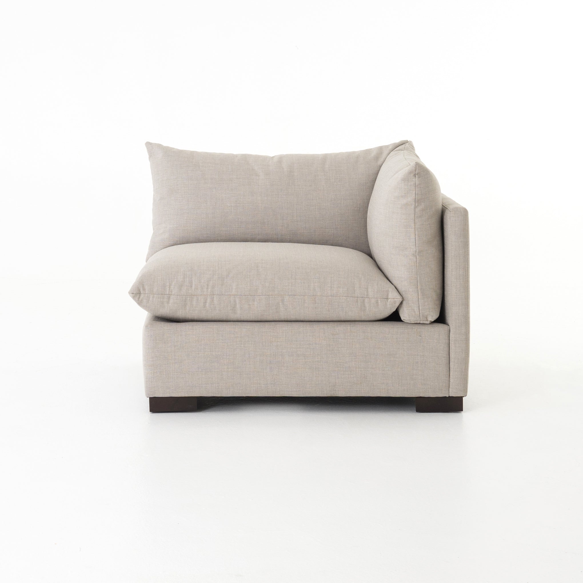 We love the durability in the Westwood Bennett Moon Sectional Pieces. This is the ultimate low-and-deep lounger, perfect for curling up to read your favorite book in. Amethyst Home provides interior design, new home construction design consulting, vintage area rugs, and lighting in the Salt Lake City metro area.
