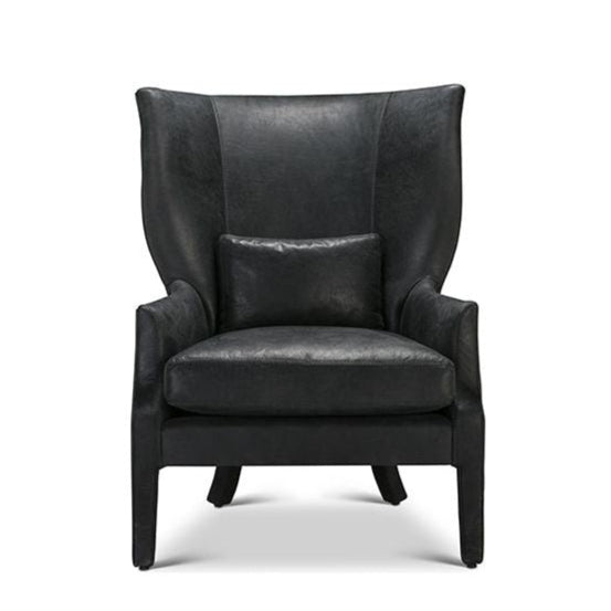 The Celine Wing Chair by Verellen has a tall, curved back and provides the ultimate comfort and style for any environment. Curl up with your favorite book or your guests favorite seat, this will stay in the family for years to come. 