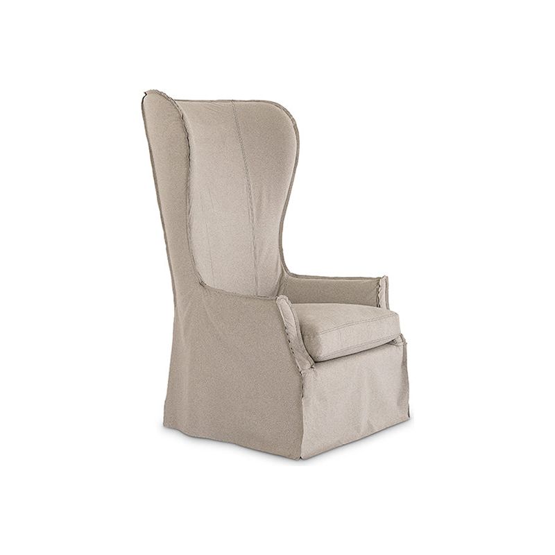 The Noella Tall Wing Chair is the definition of class. This modern Verellen Essential and features:  foam down seat construction knife edge toss pillow double needle stitch detail