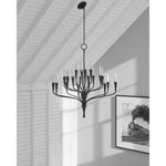 Featuring Aiden Large Chandelier by Visual Comfort at Amethyst Home. Effortlessly combining mid-century and medieval elements, Chapman & Myers' Aiden showcases hammered steel, manipulated with traditional hand-applied techniques to enhance its unexpected textures. The sculptural silhouettes boast details inspired by calla lilies that lend an organic to. Amethyst Home provides interior design, new home construction design consulting, vintage area rugs, and lighting in the Salt Lake City metro area.