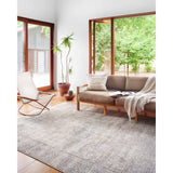 Featuring Wynter Silver / Charcoal Rug by Loloi at Amethyst Home. Old soul, new spirit. Power-loomed of 100% polyester, the Wynter Silver / Charcoal area rug showcases a one-of-a-kind vintage or antique area rug look at an affordable price. This rug brings in tones of silver, gray, blue, tan, and hints of green and ideal for high traffic areas due to th.  Amethyst Home provides interior design, new home construction design consulting, vintage area rugs, and lighting in the Laguna Beach metro area.