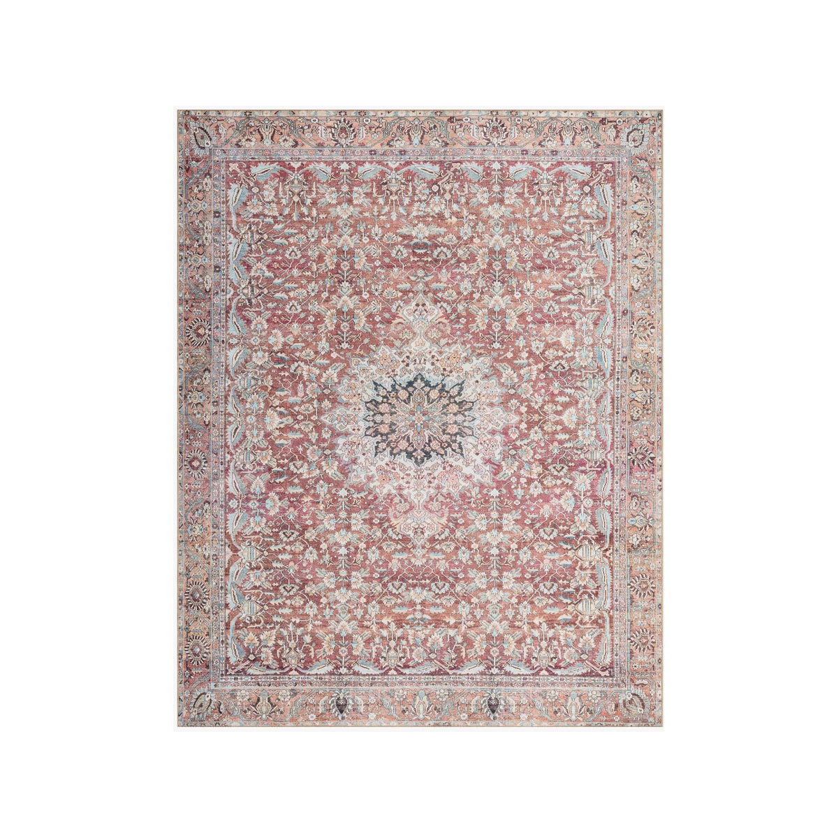 Wynter Tomato / Teal Rug
