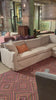 Louis 2 Arm in Donovan Stone Fabric