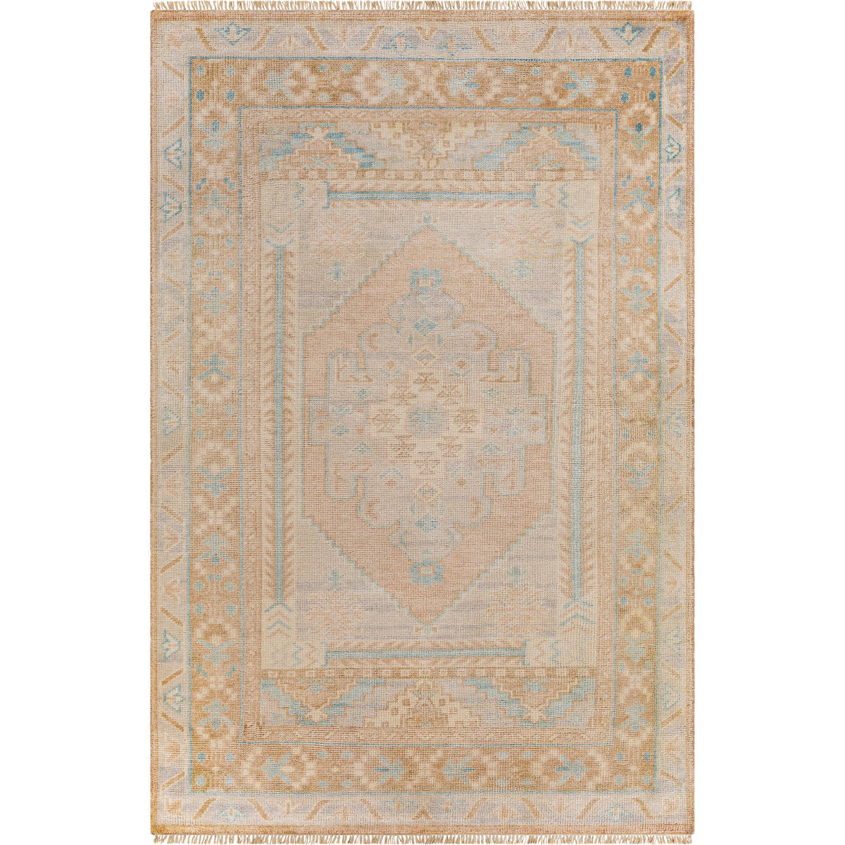 Tapis noué à la main Anadolu beige/rouille