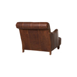 The Acacia Chair by Cisco Brothers was love at first sight & sit!  A firm, comfortable seat with gentle recline is the perfect seat for conversation and relaxation.  As shown upholstered in Spur Terracotta.  33"w x 32"h x 42"d  Seat Space: 22"w x 28.5"d x 16"h