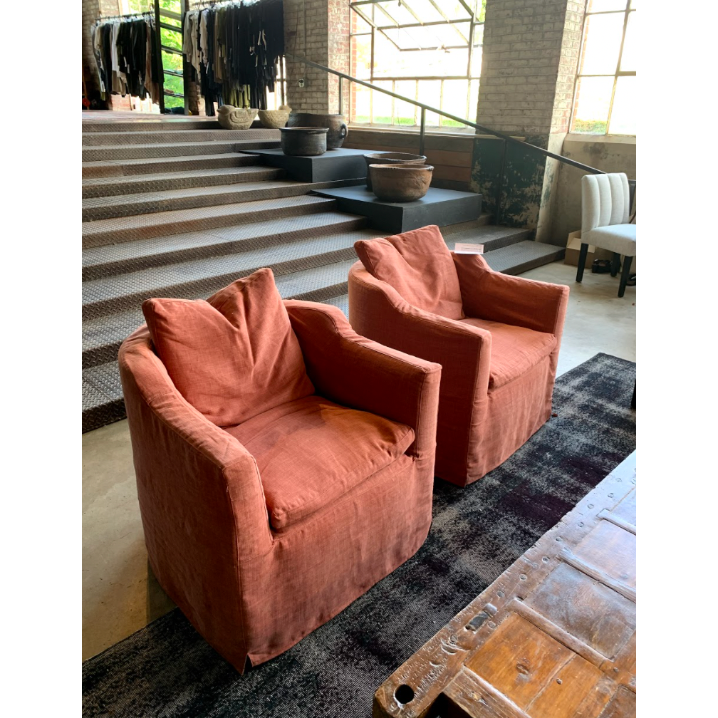 Havana Chair in JD Rye Terra Fabric