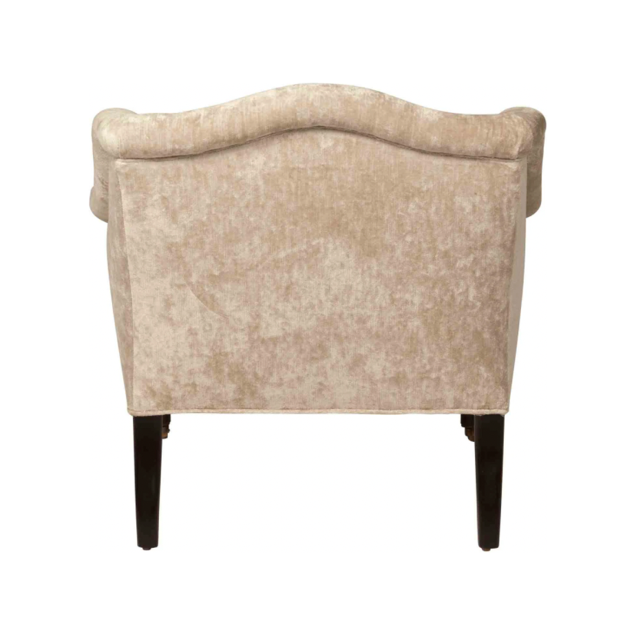 Featuring JD Bog Chair by Cisco Brothers at Amethyst Home. The JD Bog Chair by Cisco Home has a mid century modern feel, with a modish silhouette softened by gentle curves. The subtly sloping arm detail add an inviting accent, making the Bog the perfect spot to perch with a book or a cup of tea.
Overall: 32"w x 32"d x 30"hSitting Space: 19"w x 21.5"dSeat .  Amethyst Home provides interior design, new home construction design consulting, vintage area rugs, and lighting in the Scottsdale metro area.