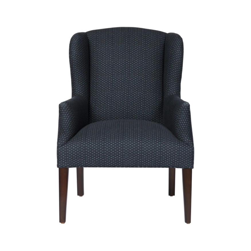The JD Bog Chair by Cisco Home is traditional and inviting. We'd love to see a pair of these in your living room or den, perfect for sipping a warm drink with a friend or loved one.   Overall: 26"w x 28"d x 37"h