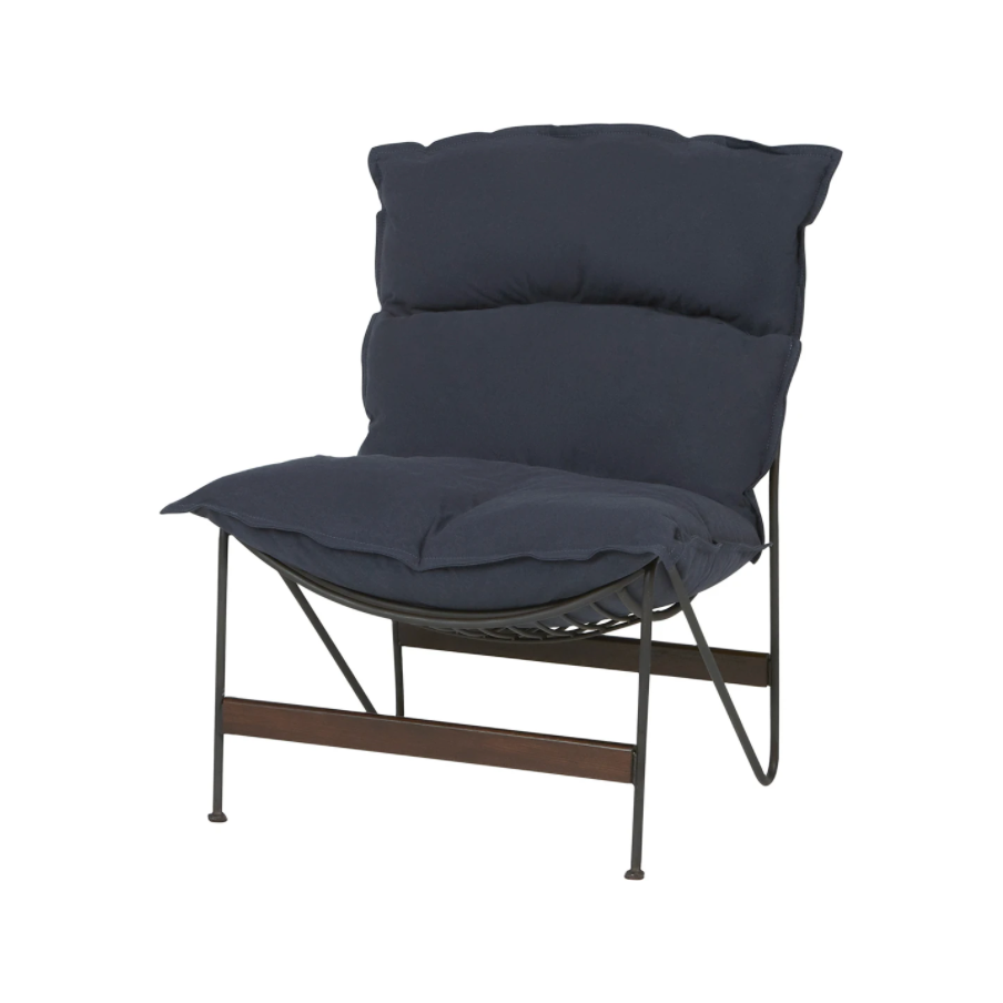 The Davis Chair by Cisco Home has a relaxed vibe, with a channeled cushion that’s perfect for lounging. The metal base gives this piece an intriguing silhouette with a modernist symmetry. The Davis adds a contemporary flare to any space. Amethyst Home provides interior design, new home construction design consulting, vintage area rugs, and lighting in the Seattle metro area.