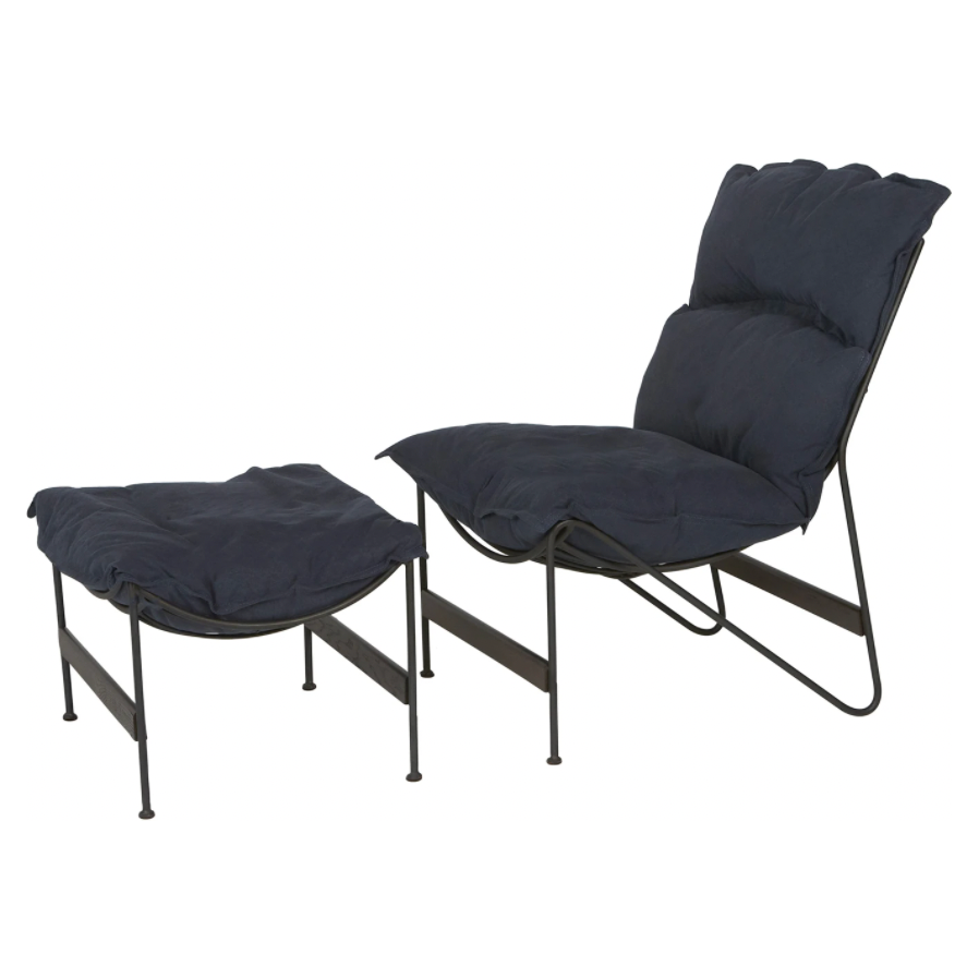 The Davis Chair by Cisco Home has a relaxed vibe, with a channeled cushion that’s perfect for lounging. The metal base gives this piece an intriguing silhouette with a modernist symmetry. The Davis adds a contemporary flare to any space. Amethyst Home provides interior design, new home construction design consulting, vintage area rugs, and lighting in the Austin metro area.