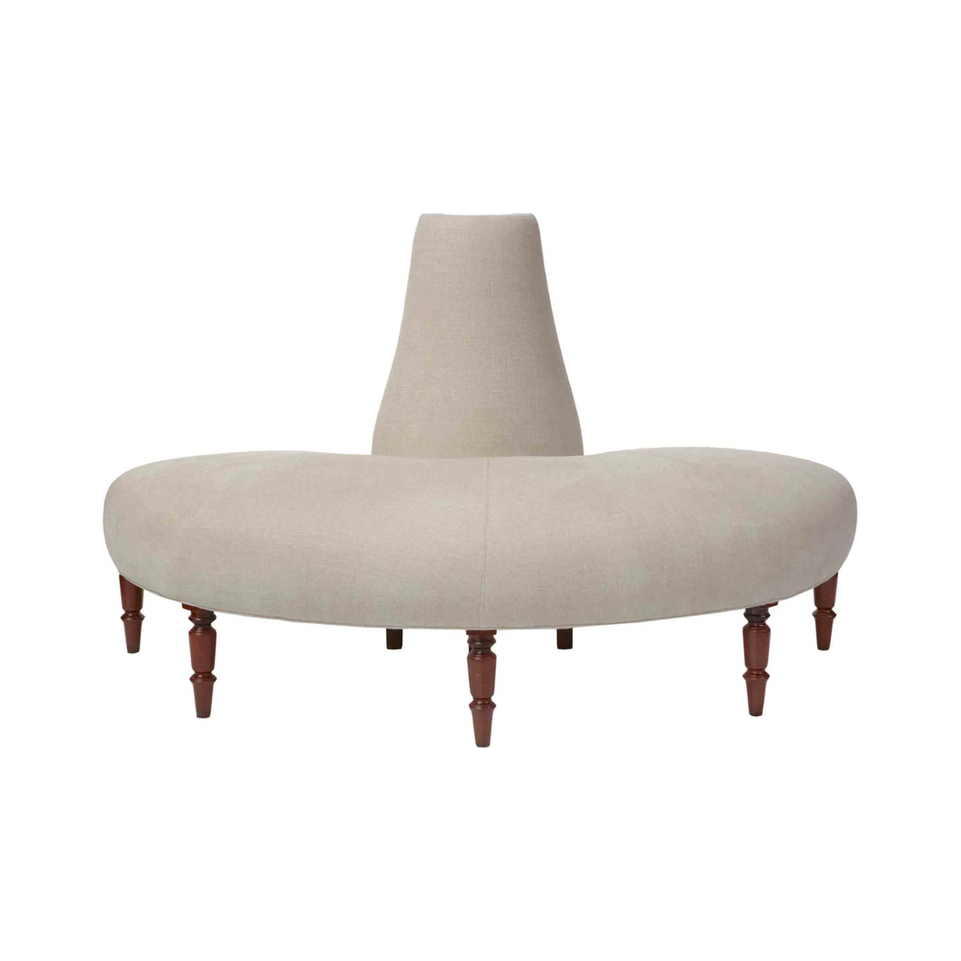 JD Coin Half Upholstered Sofa