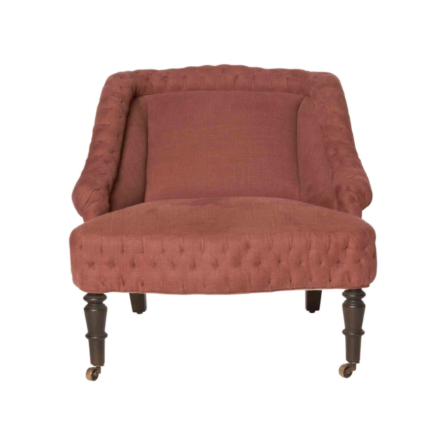 Bring traditional, comfortable sitting to your living room or office with this JD Royal Chair by Cisco Home. Sure to be your favorite place to curl up with a book or warm drink for years to come!   Overall: 30"w x 30"d x 28"h