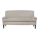 Featuring JD Meadow Sofa by Cisco Brothers at Amethyst Home. This Meadow Sofa - John Derian by Cisco Home features a clean bench seat and rolled arms. A crisp, comfortable piece to add to any living room or den area! 
Overall: 70"W x 36"H x 34"DSitting Space: 57"w x 22"dSeat Height: 20"hArm Height: 22"hWeight: 125lbsLeg: 10"h.  Amethyst Home provides interior design, new home construction design consulting, vintage area rugs, and lighting in the Tampa metro area.