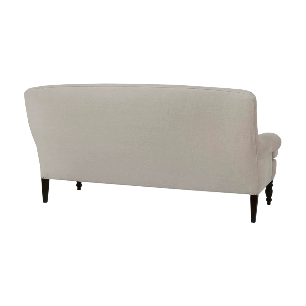 This Meadow Sofa - John Derian by Cisco Home features a clean bench seat and rolled arms. A crisp, comfortable piece to add to any living room or den area!   Overall: 70"W x 36"H x 34"D Sitting Space: 57"w x 22"d Seat Height: 20"h Arm Height: 22"h Weight: 125lbs Leg: 10"h