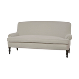 Featuring JD Meadow Sofa by Cisco Brothers at Amethyst Home. This Meadow Sofa - John Derian by Cisco Home features a clean bench seat and rolled arms. A crisp, comfortable piece to add to any living room or den area! 
Overall: 70"W x 36"H x 34"DSitting Space: 57"w x 22"dSeat Height: 20"hArm Height: 22"hWeight: 125lbsLeg: 10"h.  Amethyst Home provides interior design, new home construction design consulting, vintage area rugs, and lighting in the Winter Garden metro area.