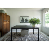 Oak Bok Extendable Dining Table - Black