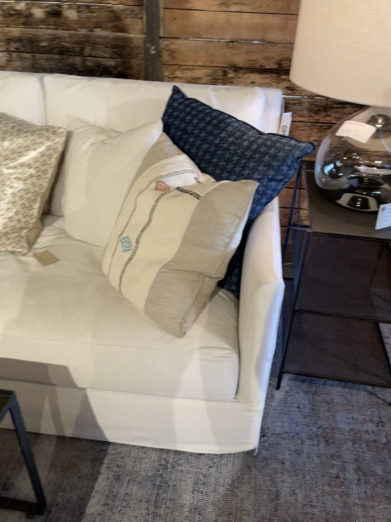 Elm Sofa in Naomi White Fabric