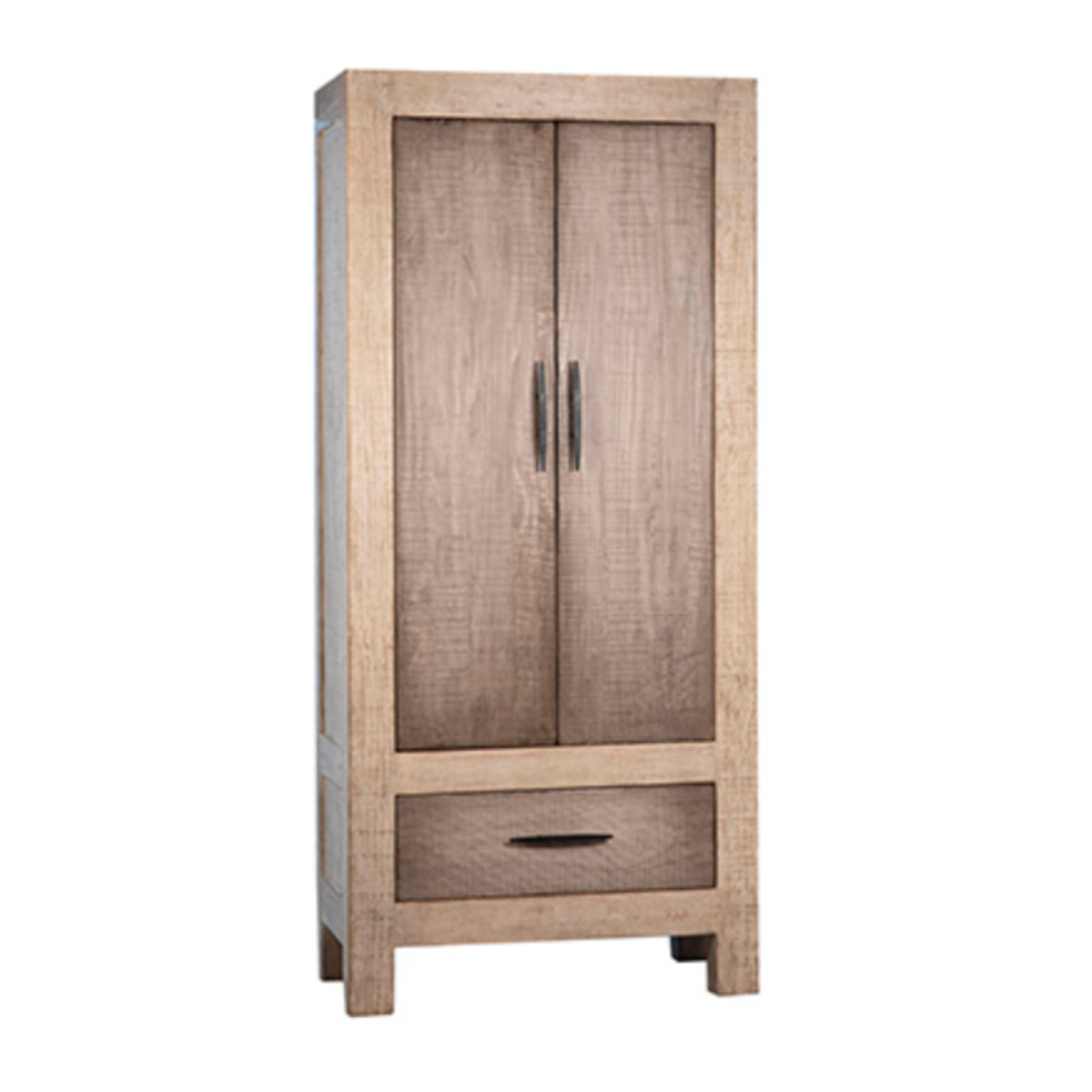 With three shelves and a drawer for ample space, this Bennett Cabinet brings is both beautiful and functional. We love the rustic appeal the reclaimed pine brings to the space.  Reclaimed Pine  White Grey Washed