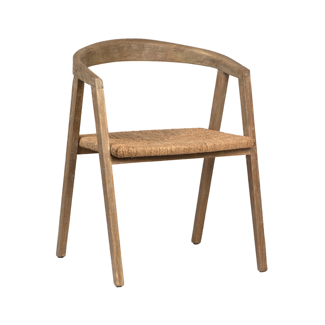 We love the oak sea grass seat of this Hansen Dining Chair. Comples the boho-chic look to any dining room or kitchen area.  OAK SEA GRASS Size: 23"l x 21"d x 30" h 