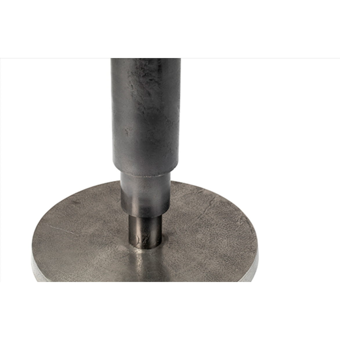 Featuring Higsby Bistro Table by Dovetail at Amethyst Home. Made from cast aluminum in a raw nickel finish, this Higsby Bistro Table brings a rustic appeal to any dining room or kitchen area. 


Cast Aluminum

Top and Base Raw Nickel 

Stem Black Nickel Finish

Size: 30"l x 30"d x 30"h.  Amethyst Home provides interior design, new home construction design consulting, vintage area rugs, and lighting in the Des Moines metro area.