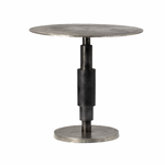 Featuring Higsby Bistro Table by Dovetail at Amethyst Home. Made from cast aluminum in a raw nickel finish, this Higsby Bistro Table brings a rustic appeal to any dining room or kitchen area. 


Cast Aluminum

Top and Base Raw Nickel 

Stem Black Nickel Finish

Size: 30"l x 30"d x 30"h.  Amethyst Home provides interior design, new home construction design consulting, vintage area rugs, and lighting in the Salt Lake City metro area.