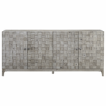 Featuring Rowell 4 Door Sideboard by Dovetail at Amethyst Home. We love the weave pattern found on the doors of the Rowell 4 Door Sideboard. The doors open to three shelves -- the ultimate storage for all your extra dishes and heirlooms.
Amethyst Home celebrates natural materials, which often comes with beautiful imperfections. Each piece is made uniquely.  Amethyst Home provides interior design, new home construction design consulting, vintage area rugs, and lighting in the Des Moines metro area.