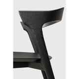 Featuring Oak Bok Dining Chair - Black by Ethnicraft at Amethyst Home. This Oak Bok Dining Chair features an airy shape with rock-solid construction,  making this piece a timeless and remarkable design to enjoy for years to come. Pair with a dining table or stand-alone against a wall, hallway, or end of the bed! Designed by Alain can Havre
Dimensions: 20"w .  Amethyst Home provides interior design, new home construction design consulting, vintage area rugs, and lighting in the Portland metro area.