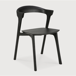 Featuring Oak Bok Dining Chair - Black by Ethnicraft at Amethyst Home. This Oak Bok Dining Chair features an airy shape with rock-solid construction,  making this piece a timeless and remarkable design to enjoy for years to come. Pair with a dining table or stand-alone against a wall, hallway, or end of the bed! Designed by Alain can Havre
Dimensions: 20.  Amethyst Home provides interior design, new home construction design consulting, vintage area rugs, and lighting in the Kansas City metro area.