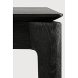 Oak Bok Extendable Dining Table - Black
