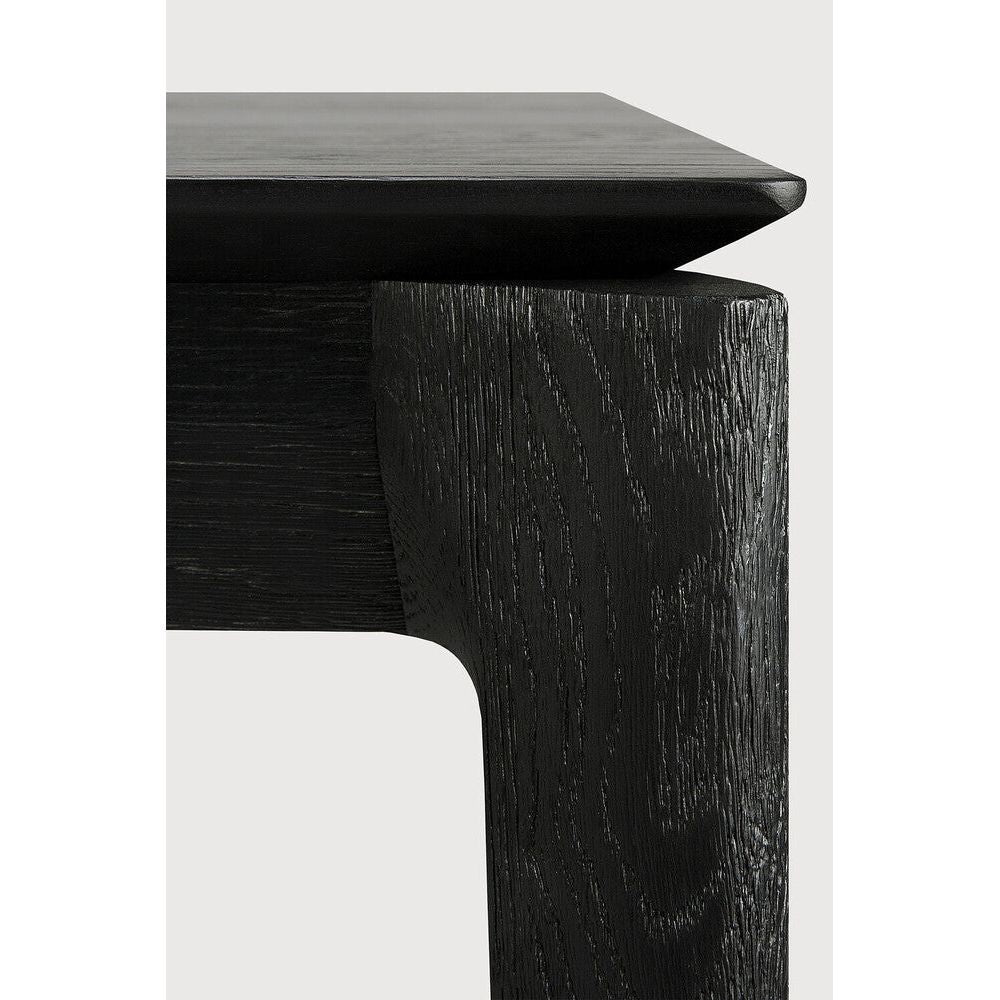 Table de salle à manger extensible Bok en chêne - Noir