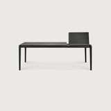 Oak Bok Extendable Dining Table - Black