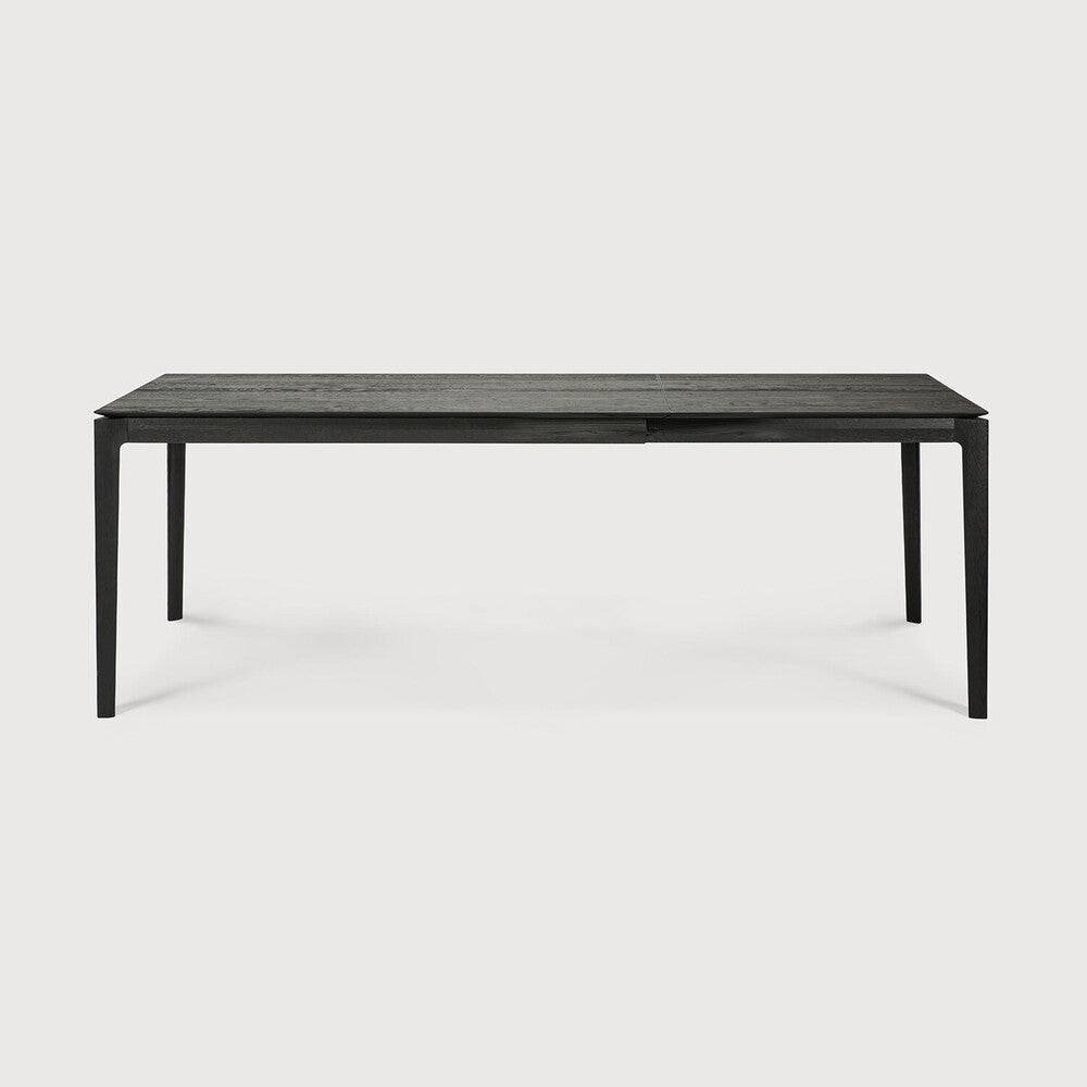 Table de salle à manger extensible Bok en chêne - Noir