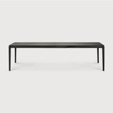 Oak Bok Extendable Dining Table - Black