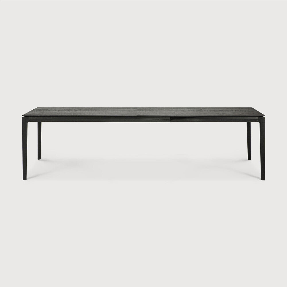 Table de salle à manger extensible Bok en chêne - Noir