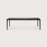 Oak Bok Extendable Dining Table - Black