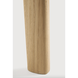 This Oak Bok Round Extendable Dining Table offers the perfect solution for adaptable dining within a smaller space. The iconic airy shape and solid construction make for a timeless design to enjoy for years to come.  Material: Oak, 100% Solid Wood Finish: Oiled