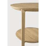 Featuring Oak Bok Side Table by Ethnicraft at Amethyst Home. We love the sleek, timeless shape of the Oak Bok Side Table as it makes a beautiful addition to any lounge space. From art to books or plants, with the Bok side table, your object of choice has found its stage.
Dimensions: 17"w x 17"d x 20"h Weight: 13 lbs
Material: Oak, 100% solid woodFinish: Va.  Amethyst Home provides interior design, new home construction design consulting, vintage area rugs, and lighting in the Park City metro area.