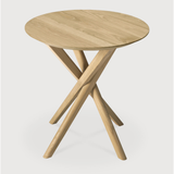Featuring Oak Mikado Side Table by Ethnicraft at Amethyst Home. Designed by Alain van Havre, this Oak Mikado Side Table brings a unique sense of balance and symmetry to any space. Place on the side of your favorite sofa or accent chair to complete the look! 
Dimensions: 20"w x 20"d x 20"h 
Material: Oak Finish: Oiled
For regular dusting use a dry cloth. Fo.  Amethyst Home provides interior design, new home construction design consulting, vintage area rugs, and lighting in the Calabasas metro area.