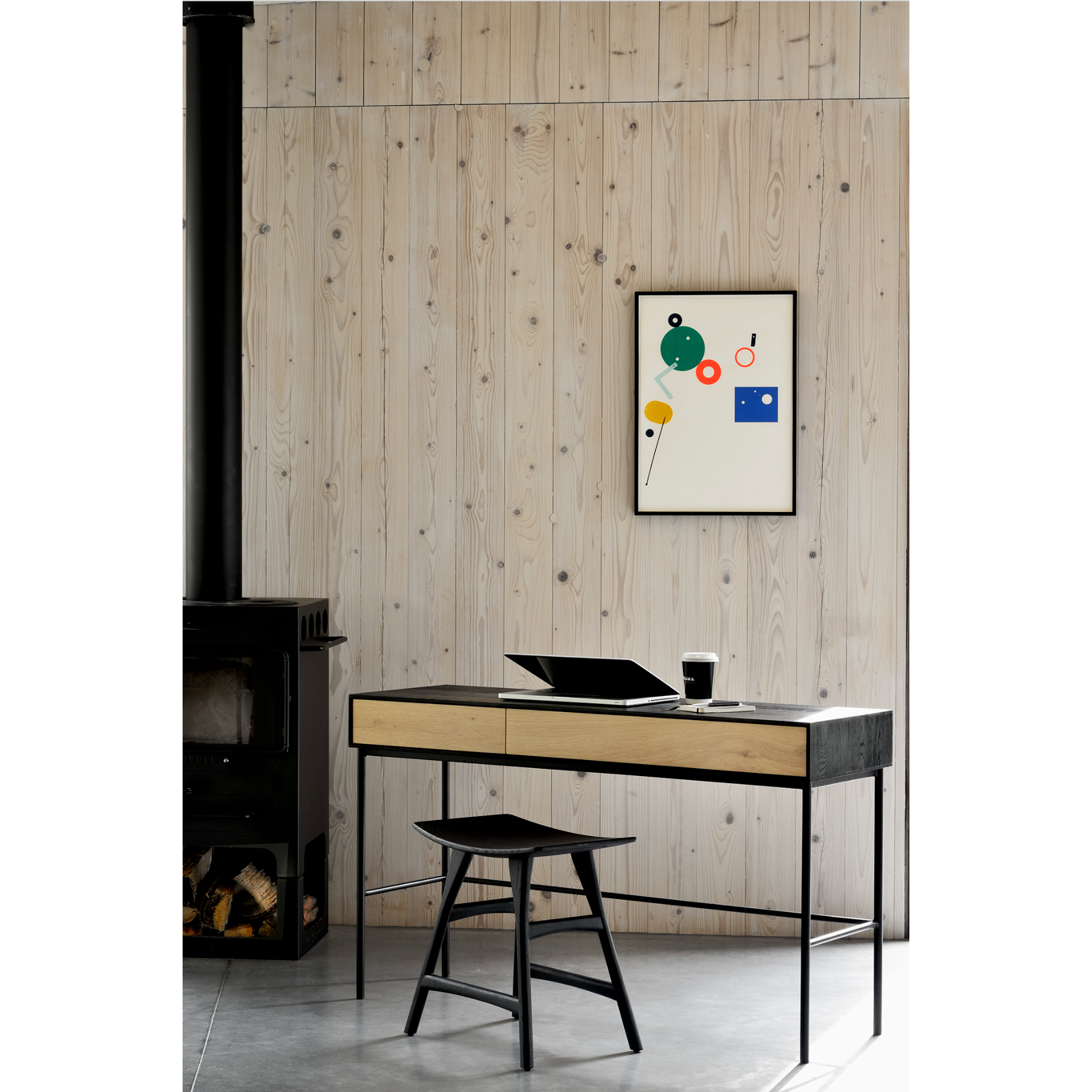 We love the versatility of this Oak Osso Stool. This offers comfortable seating in your dining room, by itself near a sofa, or use for styling purposes in your bedroom!  Dimensions: 20"w x 13"d x 19"h  Seat Height: 18"  Material: Oak Finish: Varnished